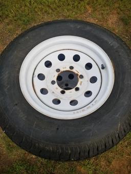 Four Duro ST225/75D15 Tires As Is
