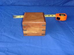 Clock and wood box