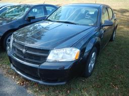 2010 DODGE AVENGER 4-DOOR CAR, 91,763 mi,  V6 GAS, AUTOMATIC, PS, AC S# 1B3