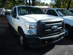 2014 FORD F250 TRUCK, 104,280+ mi,  V8 GAS, AUTOMATIC, PS, AC S# 1FT7X2A69E