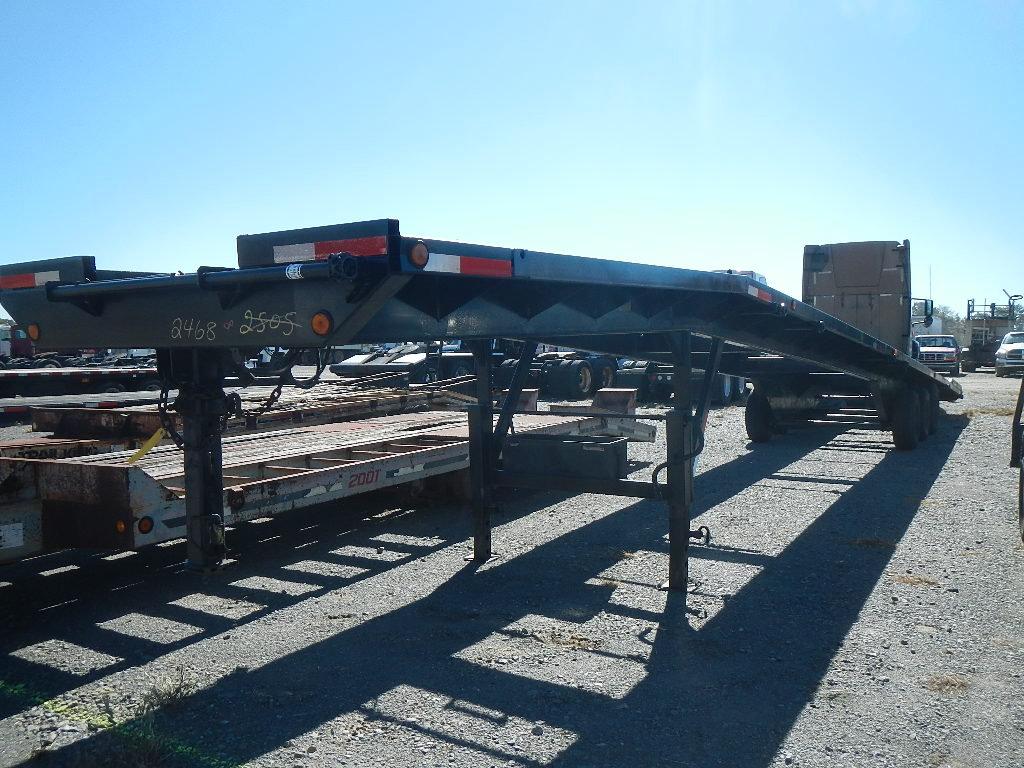 2000 ULLHAUL CAR HAULING TRAILER,  4-CAR CAPACITY, TRI-AXLE, ELECTRIC BRAKE