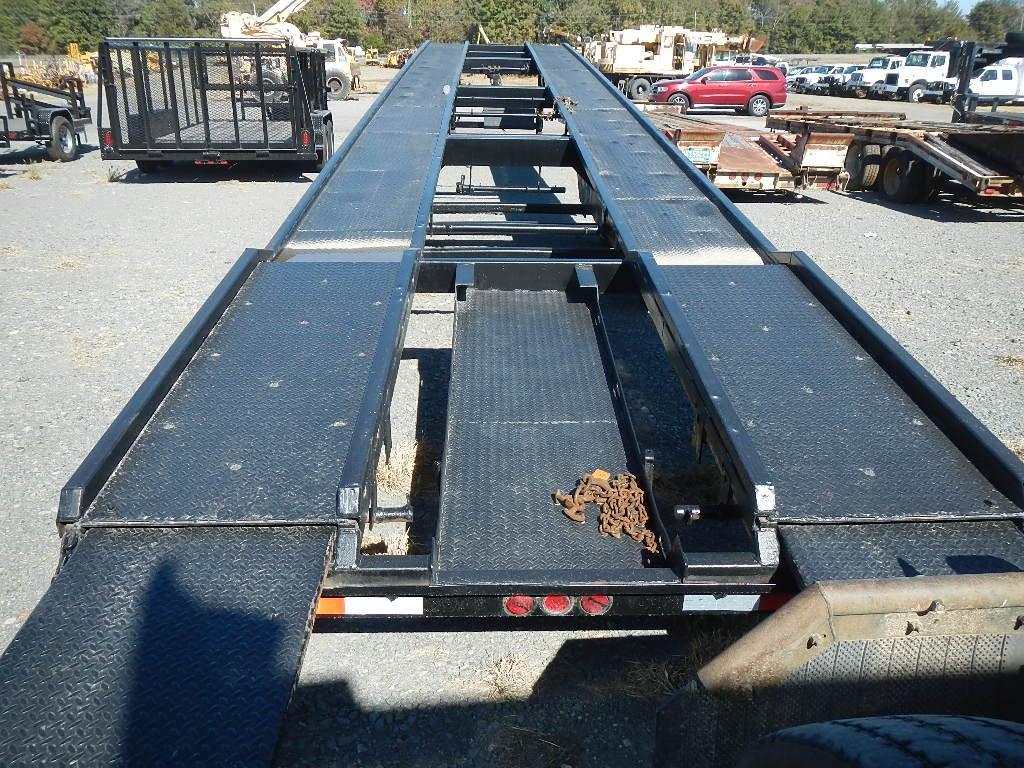 2000 ULLHAUL CAR HAULING TRAILER,  4-CAR CAPACITY, TRI-AXLE, ELECTRIC BRAKE