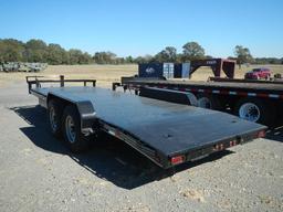 2017 TIGER CAR HAULER TRAILER,  20', TANDEM  7,000 LB AXLES, ELECTRIC BRAKE