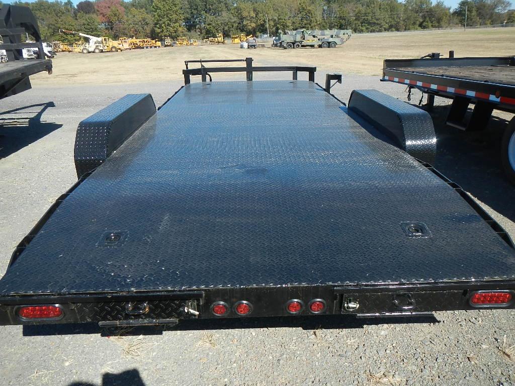 2017 TIGER CAR HAULER TRAILER,  20', TANDEM  7,000 LB AXLES, ELECTRIC BRAKE