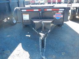 2016 PATRIOT HYDRAULIC DUMP TRAILER,  6' X 10', TANDEM AXLE, SPRING SUSPENS