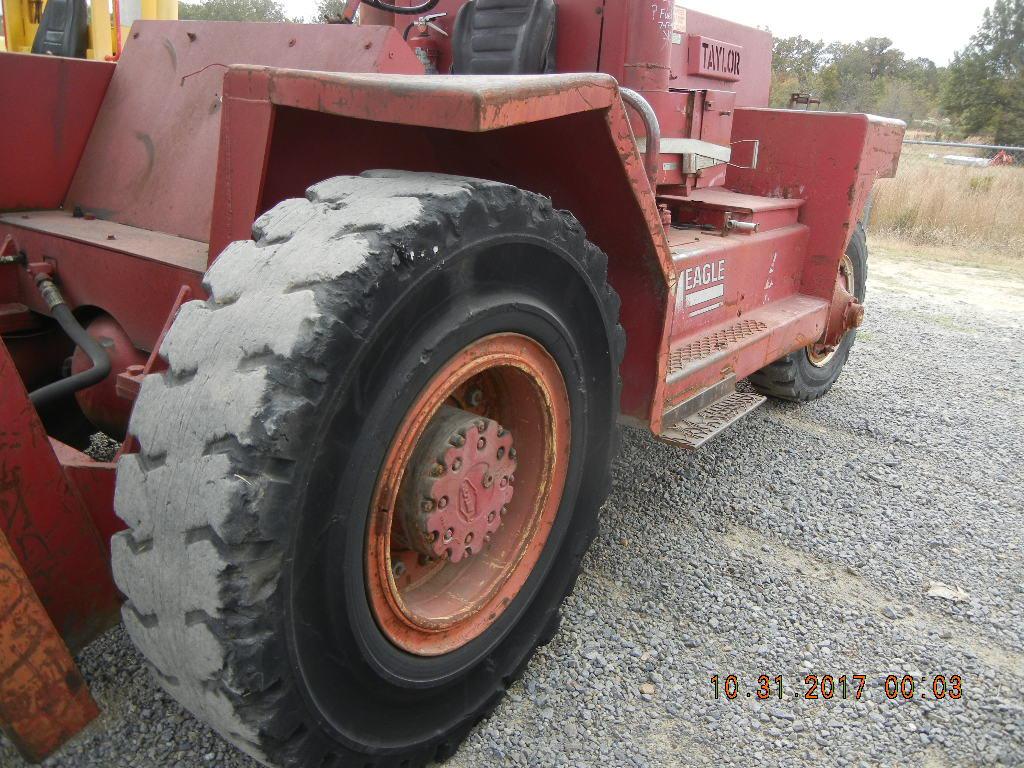 TAYLOR 4-18-BW6 FORKLIFT,  18,000-LB CAPACITY, DETROIT DIESEL, 76" FORKS, O