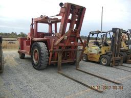 TAYLOR 4-18-BW6 FORKLIFT,  18,000-LB CAPACITY, DETROIT DIESEL, 76" FORKS, O