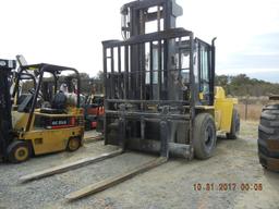 1993 HYSTER XL230 FORKLIFT,  CAB. FRONT/DUALS, 96" FORKS S# 32017