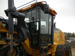 2011 JOHN DEERE 770GP GRADER, 3,245+ hrs,  CAB, AC, FRONT SCARIFIER, 14.00