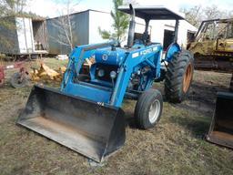 NEW HOLLAND 4630  TURBO WHEEL TRACTOR, 3,032 hrs,  FRONT 7310 FRONT LOADER,