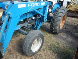 NEW HOLLAND 4630  TURBO WHEEL TRACTOR, 3,032 hrs,  FRONT 7310 FRONT LOADER,