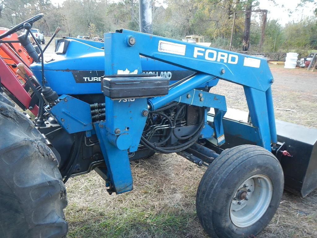 NEW HOLLAND 4630  TURBO WHEEL TRACTOR, 3,032 hrs,  FRONT 7310 FRONT LOADER,