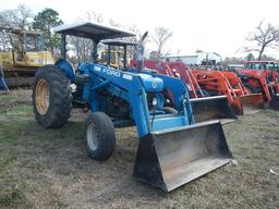 NEW HOLLAND 4630  TURBO WHEEL TRACTOR, 3,032 hrs,  FRONT 7310 FRONT LOADER,