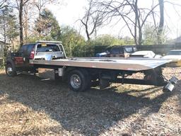 2005 Ford F450 Super Duty Rollback Truck – Ext Cab, Diesel, Automatic, Sing