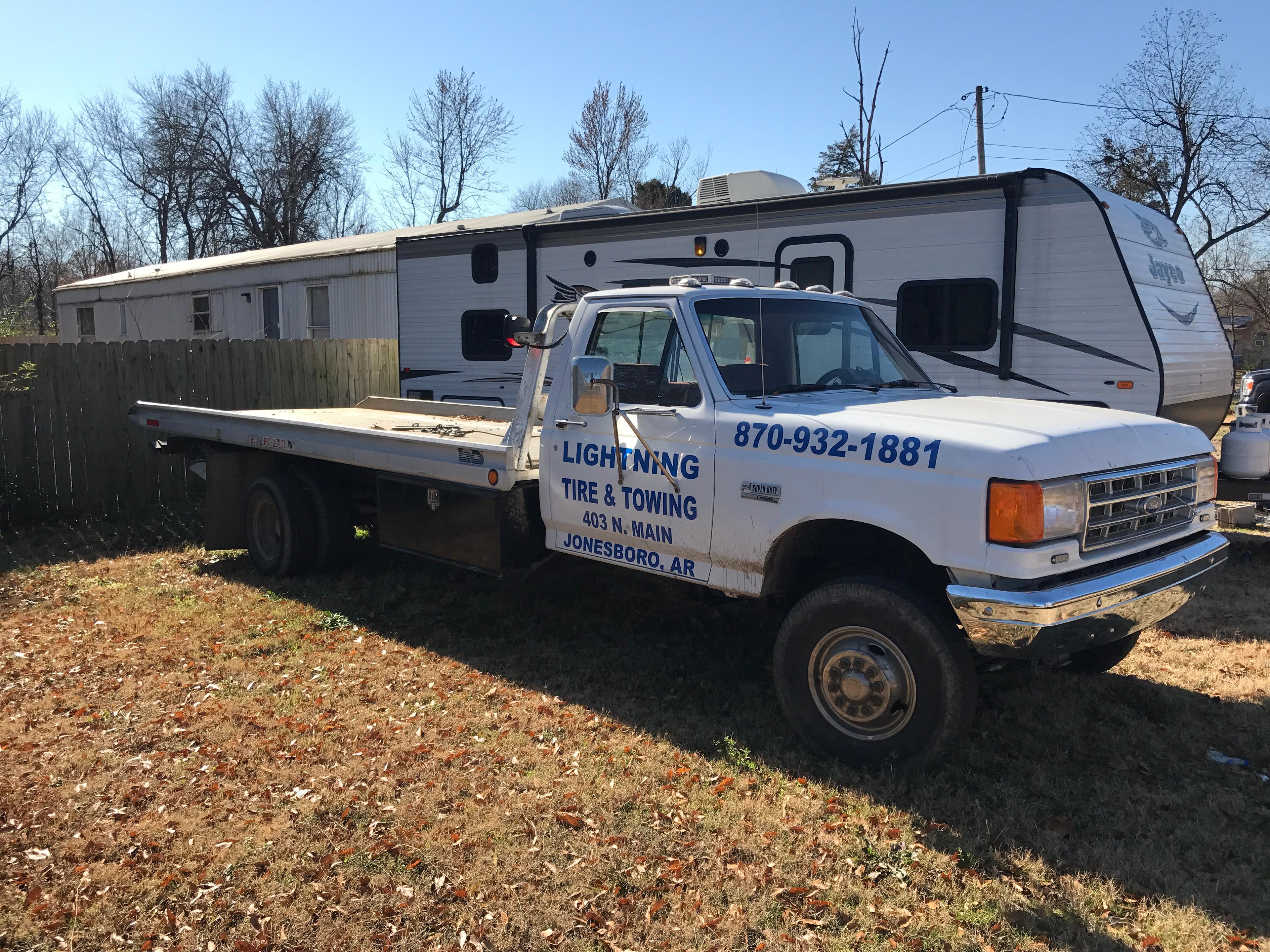 1990 F Super Duty Rollback Truck – XLT Lariat, Diesel, Automatic, Single Ax