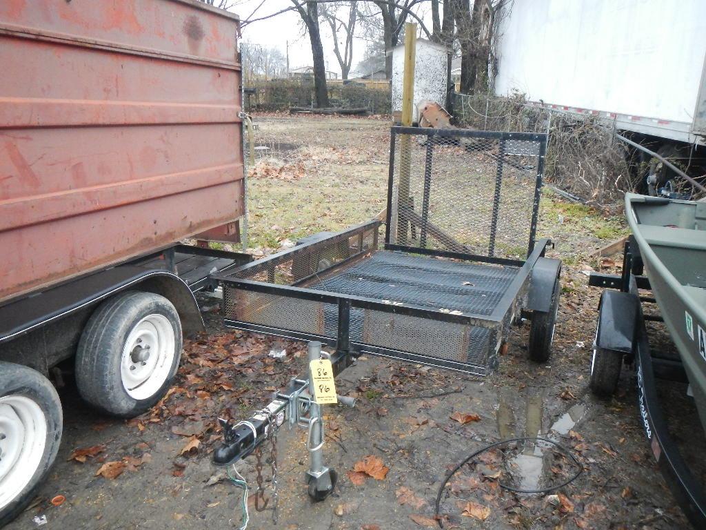 4x8 Shop Built Utility Trailer – Tilt Top, Single Axle