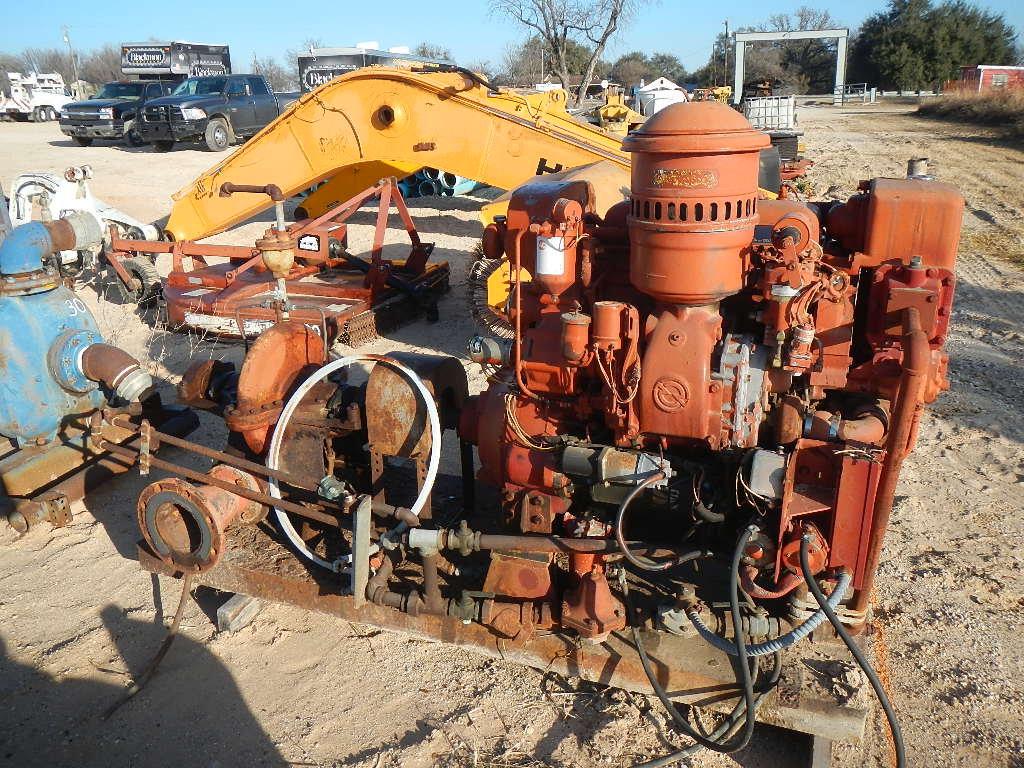 4X5 PRESSURE PUMP,  DETROIT 3-71 DIESEL POWERED