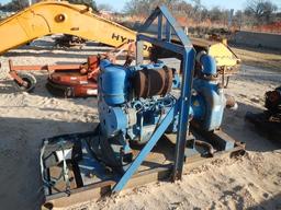 GORMAN-RUPP 4" PUMP,  3 CYLINDER DIESEL POWERED