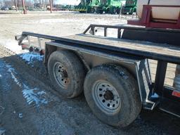 2013 CROSWELL UTILITY TRAILER,  20' X 7', TANDEM AXLE, 4000 LB. AXLES, LOAD