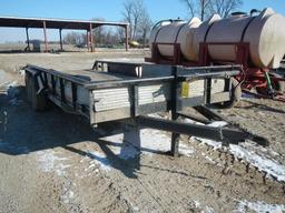 2013 CROSWELL UTILITY TRAILER,  20' X 7', TANDEM AXLE, 4000 LB. AXLES, LOAD