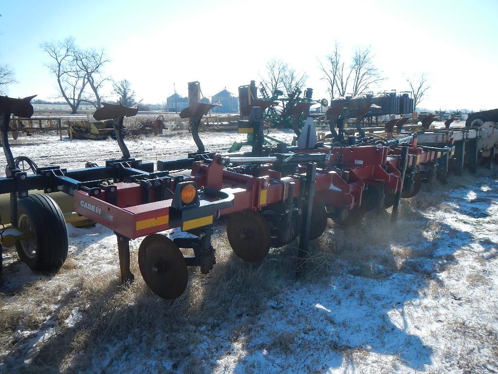 CASE I/H 2500 ECOLO-TIL RIPPER / BEDDER,  18', HYDRAULIC FOLD, WITH COULTER