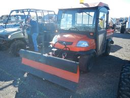 KUBUTA RTV900 SIDE-BY-SIDE ATV,  DIESEL ENGINE, 4X4, ENCLOSED CAB, HEAT, TI