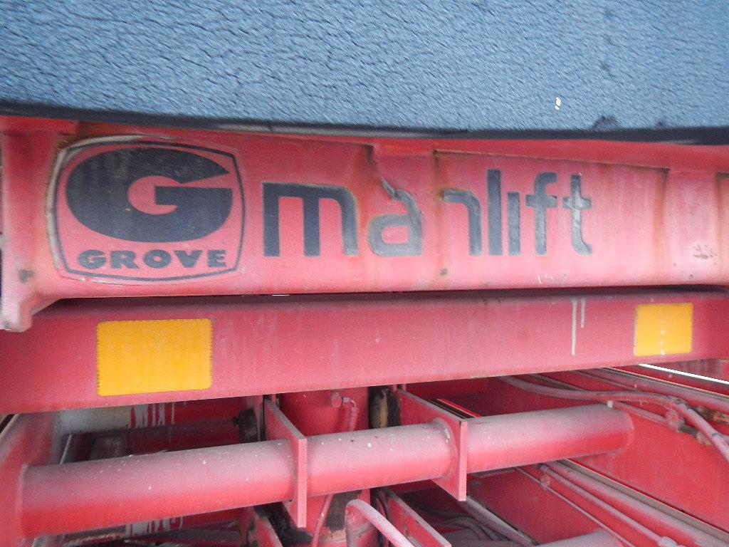 GROVE SM 3088 SCISSOR MAN LIFT, 97+ hrs on meter,  ELECTRIC, WIDE DECK, WIS