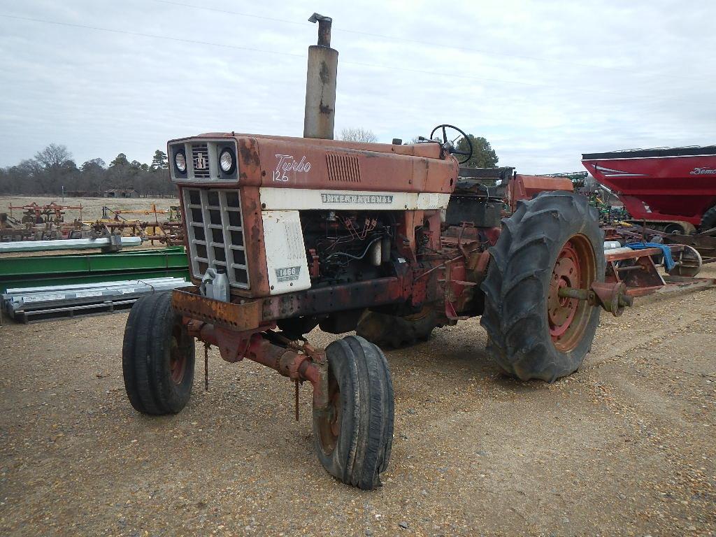 IH 1466 WHEEL TRACTOR,  2 REMOTES, 3 POINT, PTO