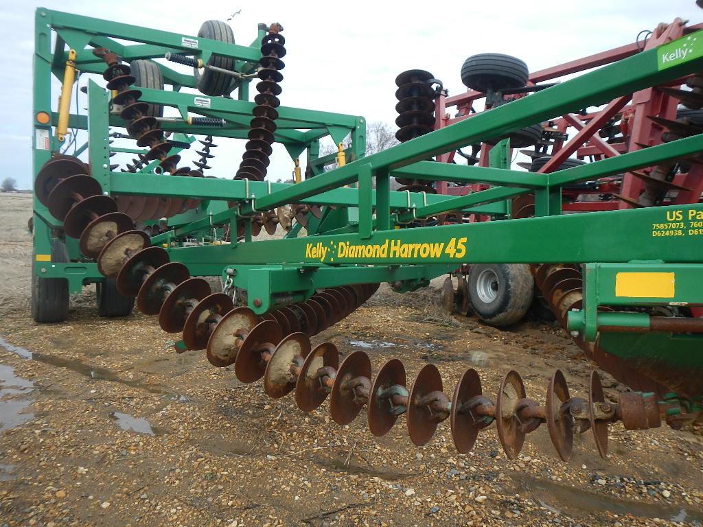 KELLY DIAMOND 48' HARROW,  2 CROPS