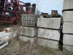 LOT OF (35) CONCRETE BRIDGE PLANKS, 30' X 17" X 42"  (BUYER RESPONSIBLE FOR