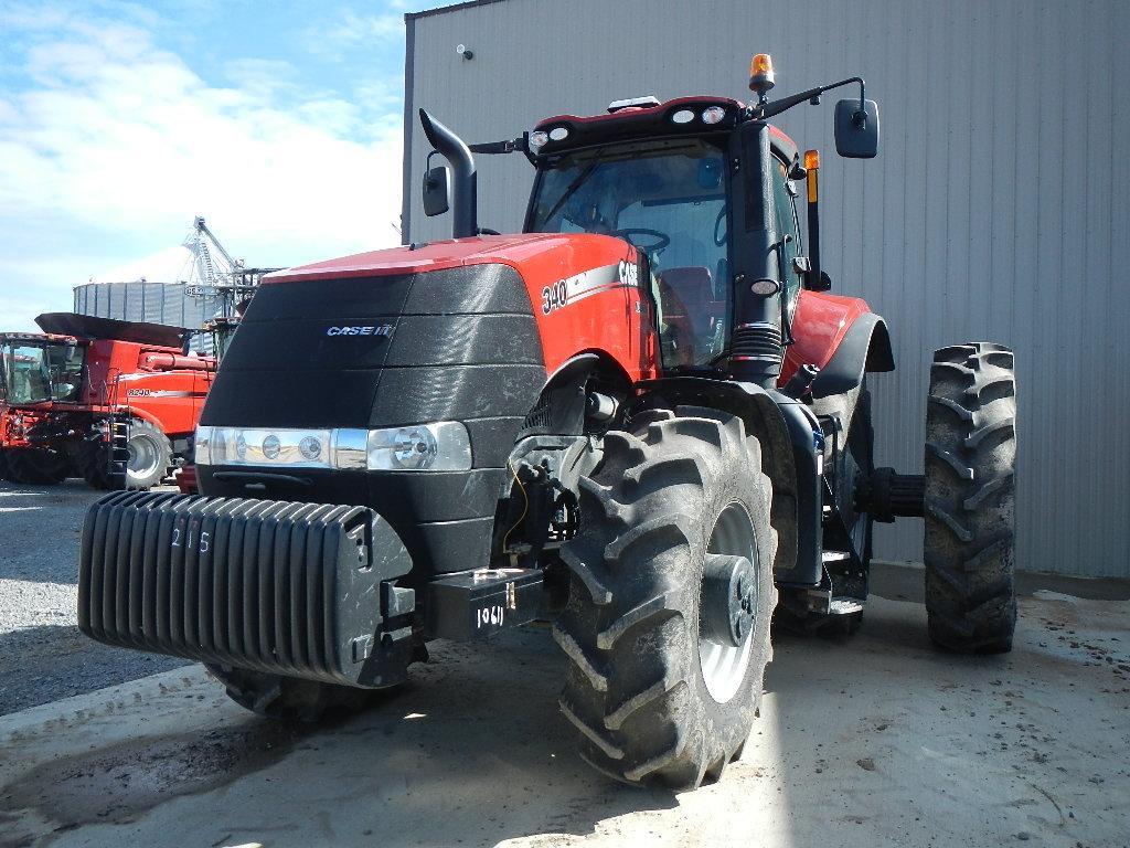 CASE/IH MX340 WHEEL TRACTOR, 205 ENGINE HRS/128 DRIVE HRS  MWFD, CAB, AC, H