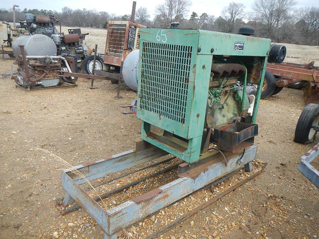 JOHN DEERE 4039D POWER UNIT  ON SKID S# 412801