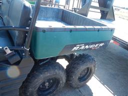 2009 POLARIS RANGER 6X6 ATV  DUMP BED, 720 HOURS S# 733761, NO TITLE