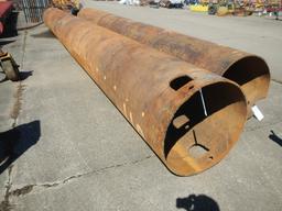 30" DIAMETER, 1/2" WALL, 28FT STEEL PIPE