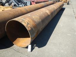 30" DIAMETER, 1/2" WALL, 27FT STEEL PIPE