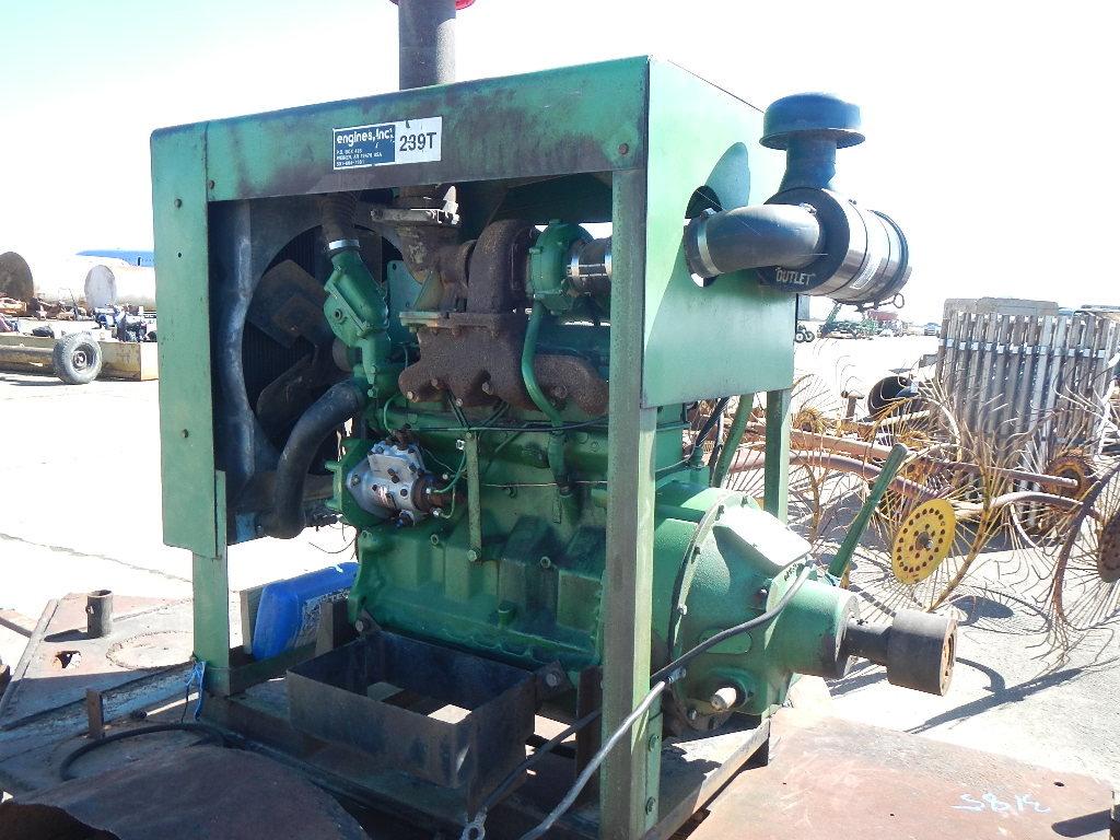 JOHN DEERE 239T POWER UNIT  4 CYLINDER DIESEL, TRAILER MOUNTED