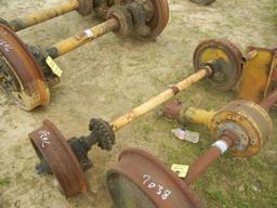 (2) RAIL AXLES