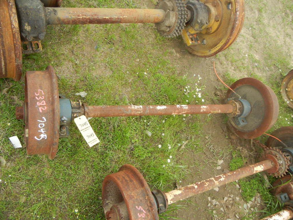 (3) RAIL AXLES