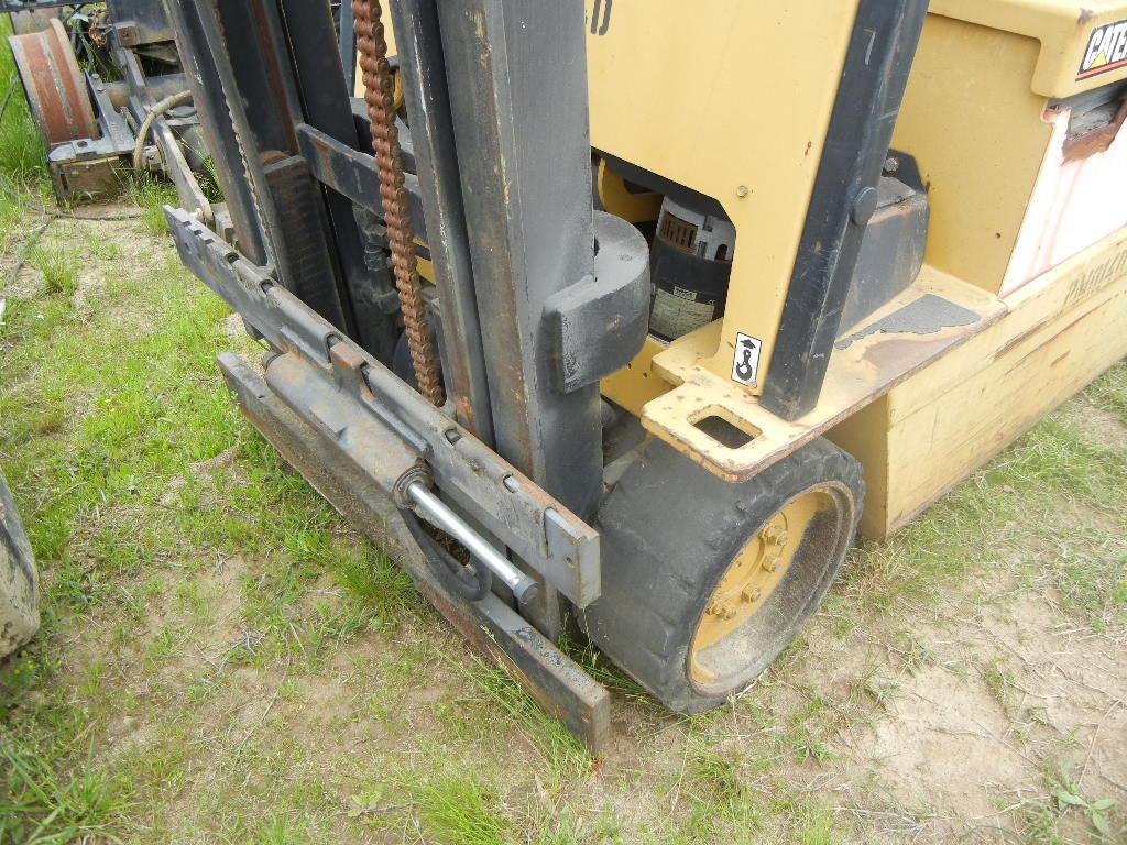 CATERPILLAR EP20T-36A FORKLIFT,  ELECTRIC POWERED, SOLID TIRE, 4,000-LB CAP