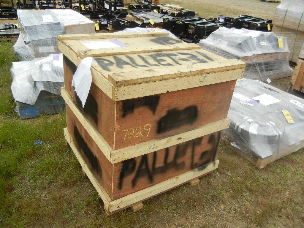 CRATE WITH BLOCK, MTG, CARRIAGE BOLT THRU