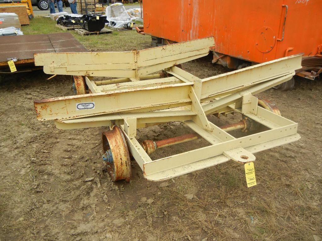 RAIL CART WITH  TIE RACKS