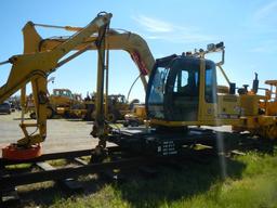 JOHN DEERE TCM-120C TIE CRANE, 10,052+ hrs,  SIEB MAGNET & GENERATOR LOAD O