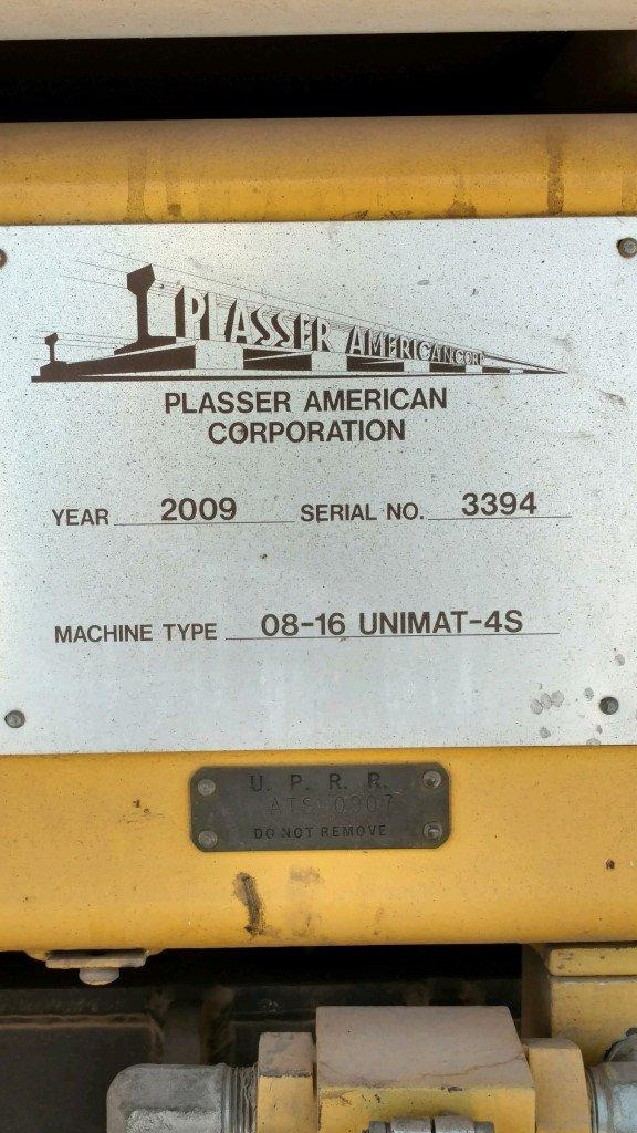 PLASSER UNIMAT 08-16/4S SWITCH AND PRODUCTION TAMPING MACHINE,  *SELLS ABSE