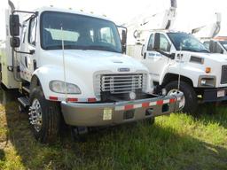 2003 FREIGHTLINER HY-RAIL SERVICE TRUCK, 218,533 mi,  EXTENDED CAB, CATERPI