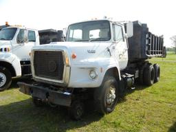 FORD L8000 ROTATOR DUMP TRUCK,  HY-RAIL, CAT 3208 DIESEL, DUPLEX TRANSMISSI