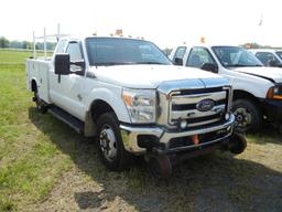 2011 FORD F-350 SERVICE TRUCK, 180,000+ mi,  EXTENDED CAB, 4 X 4, V8 POWERS