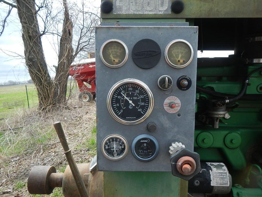 JOHN DEERE 4D80 POWER UNIT 7307 HRS  TRAILER MOUNTED S# D154073