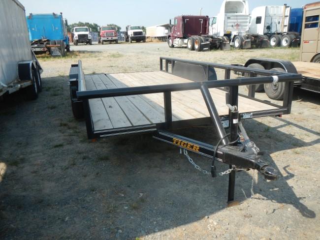 2018 TIGER 8316T TRAILER,  BALL HITCH, 16', TANDEM AXLE, ELECTRIC BRAKES, S