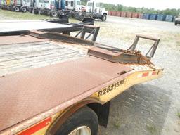 2000 REDI HAUL EQUIPMENT TRAILER,  PINTLE HITCH, 24', TANDEM AXLE, AIR BRAK