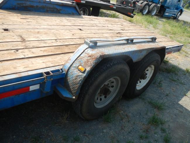 2006 DIAMOND C FLATBED TRAILER,  GOOSENECK, 24', TANDEM AXLE S# 02784